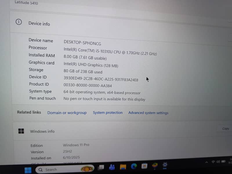 Dell laptop 3