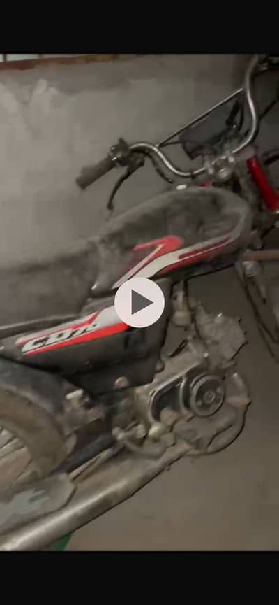 Accident motorcycle front break