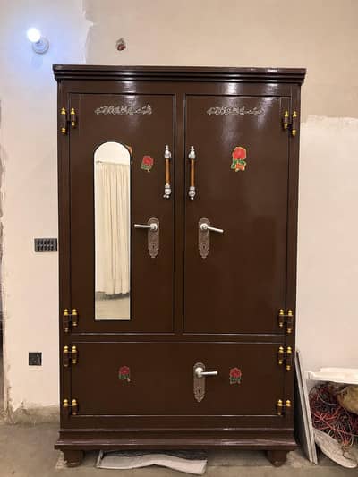 2 door. full size steel cupboard