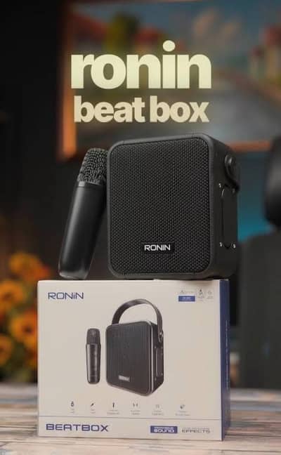 Ronin beatbox speaker with powerful mic