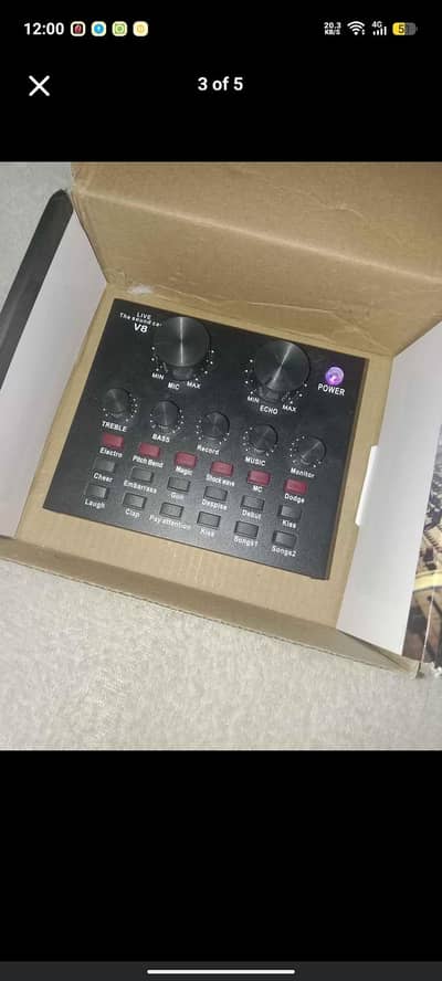 Computer voice equalizer sound card