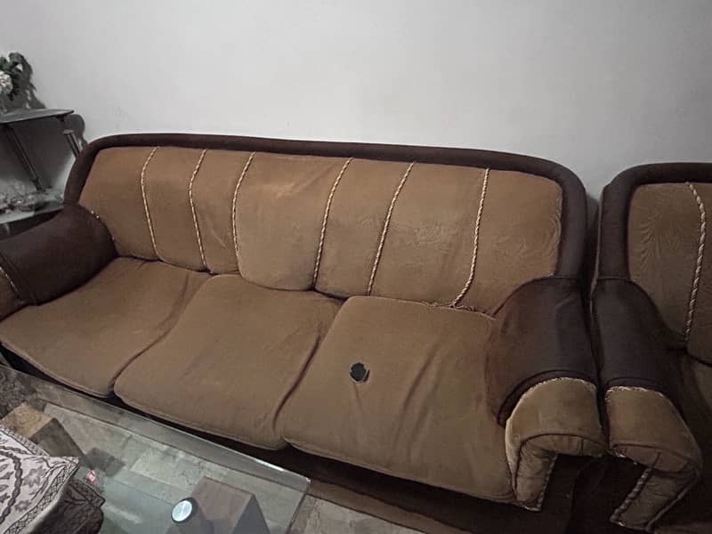 7 seater sofa set with table 3