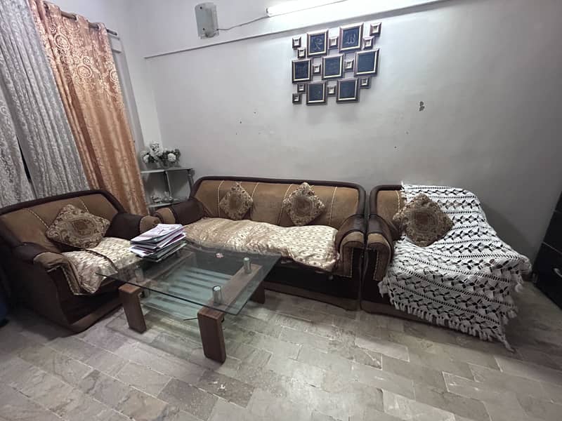7 seater sofa set with table 4