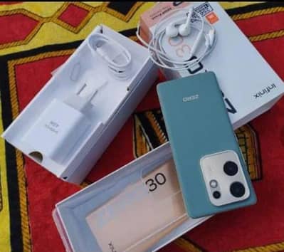 Infinix Zero 30 PTA approved 16/256 Memory contact WhatsApp
