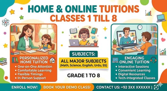 Online and home tutions