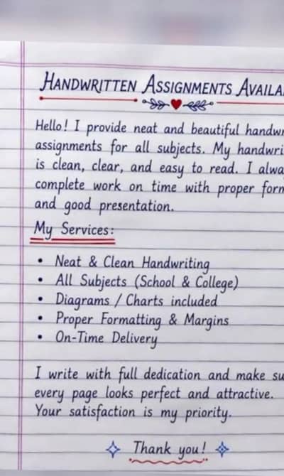 handwriting