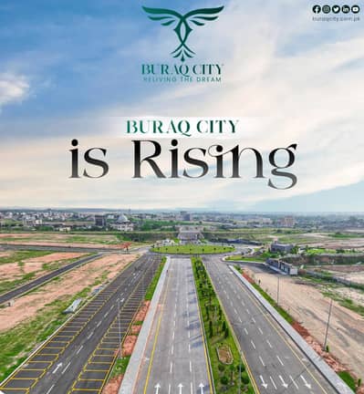 5 Marla Developed On-Ground Plot in Buraq City Kharian | Main GT Road