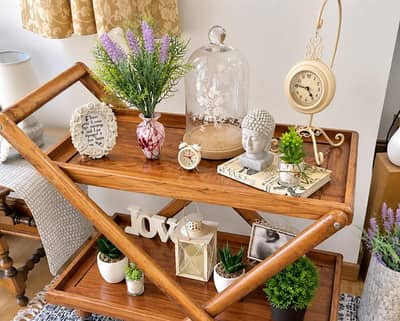 Tea Trolley Serving