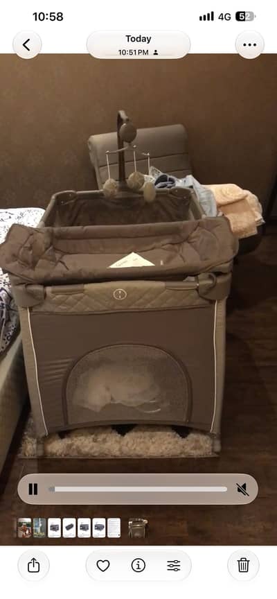 3-IN-1 BABY BASSINET & PLAYARD