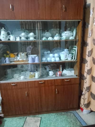 Wooden showcase