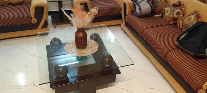 center table and 2 side tables