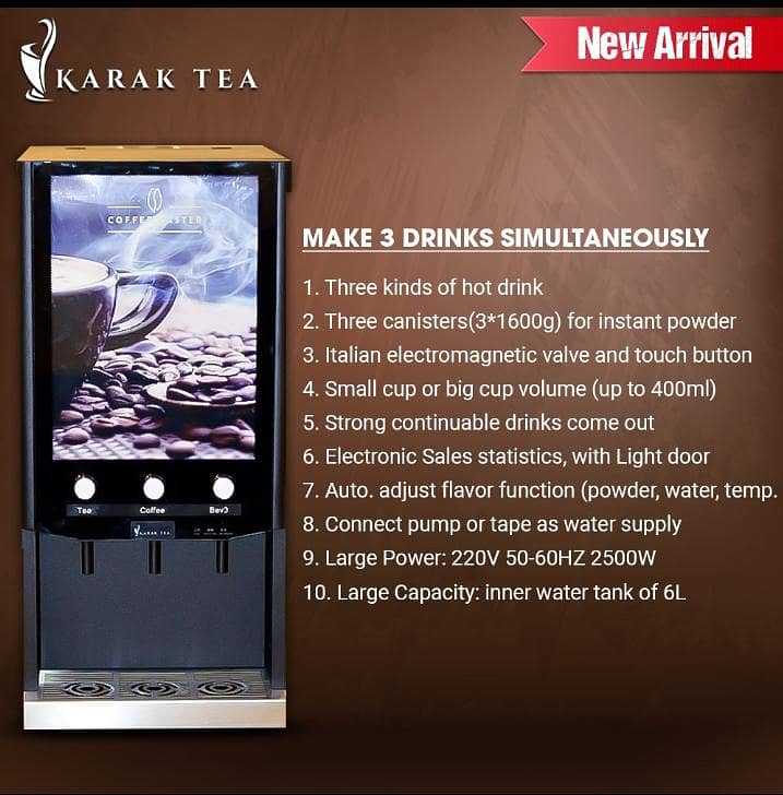 Tea and coffee machine 0