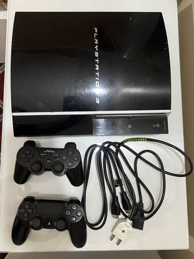 PS3 with 2 wireless controllers
