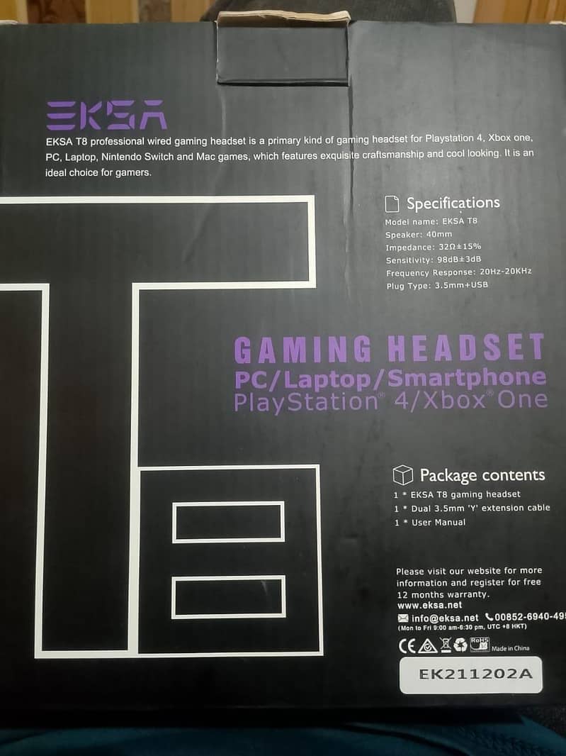 T8 Gaming Headset 1