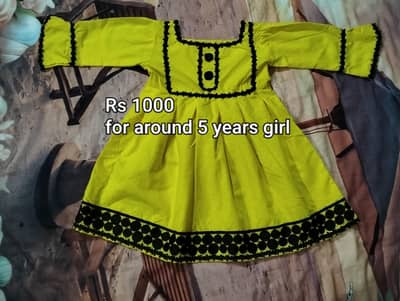 New Stitched frok with trousers, 100% CTN, Beautifully Stitched suits