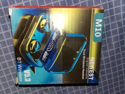 Original M10 Bluetooth Bass Earbuds For Sale.
