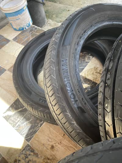 Yokohama 4 Tyres 14/155/65 only 9600 drive