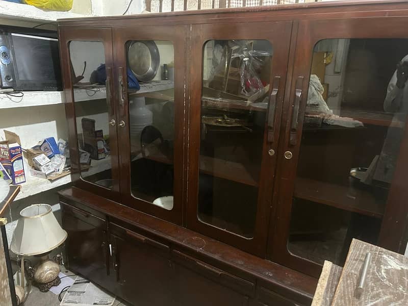 solid wood showcase 0