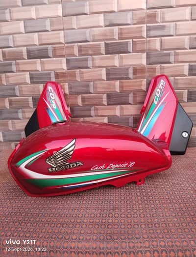 Honda CD 70 geniune Tanki Tappy 2016 Model