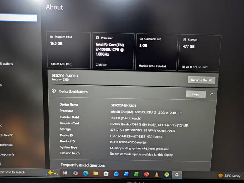 Core i7 10th Generation 2