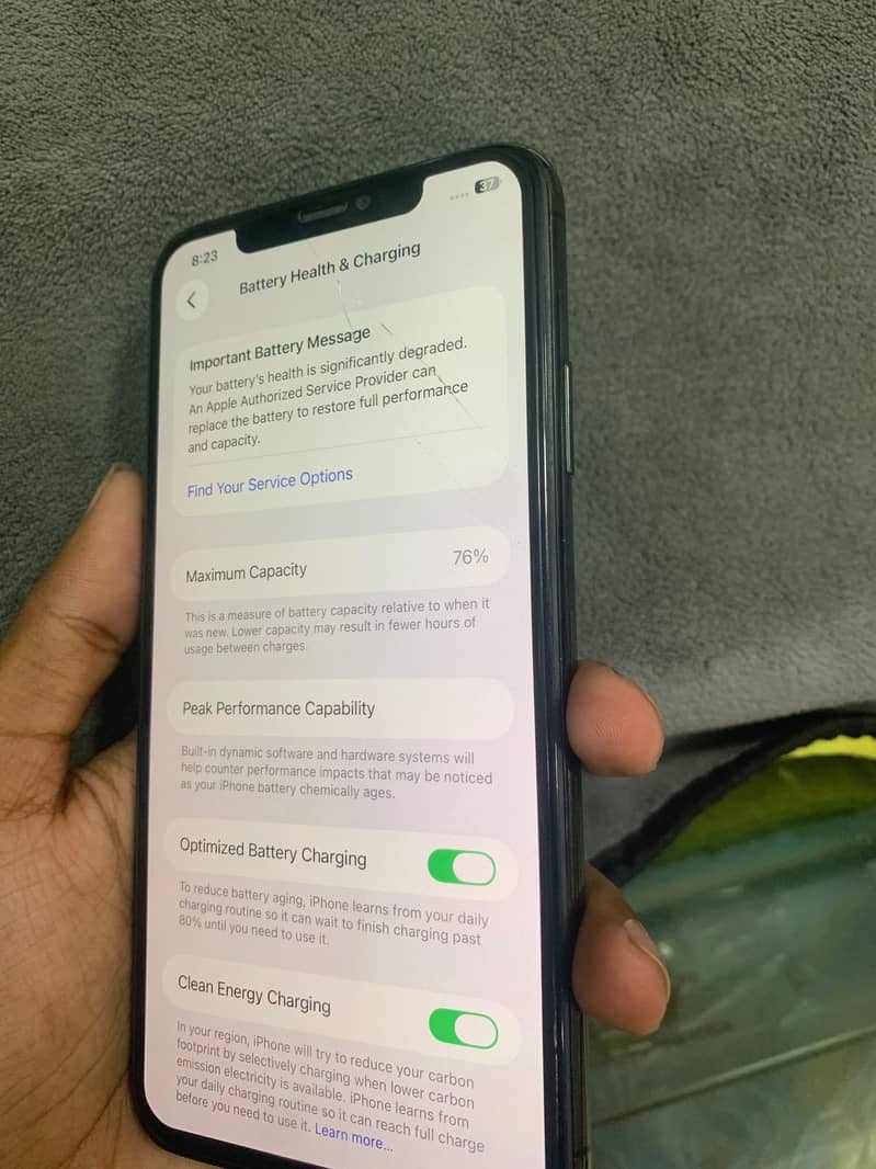 Iphn 11 pro max 256 gb factory unlocked with box 9