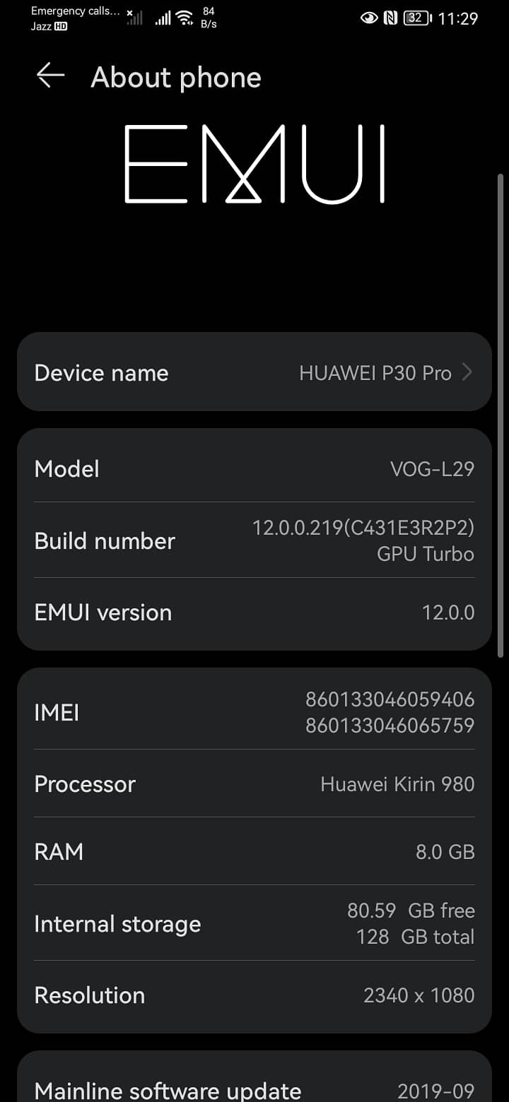 Huawei P30 Pro patch with out box 4