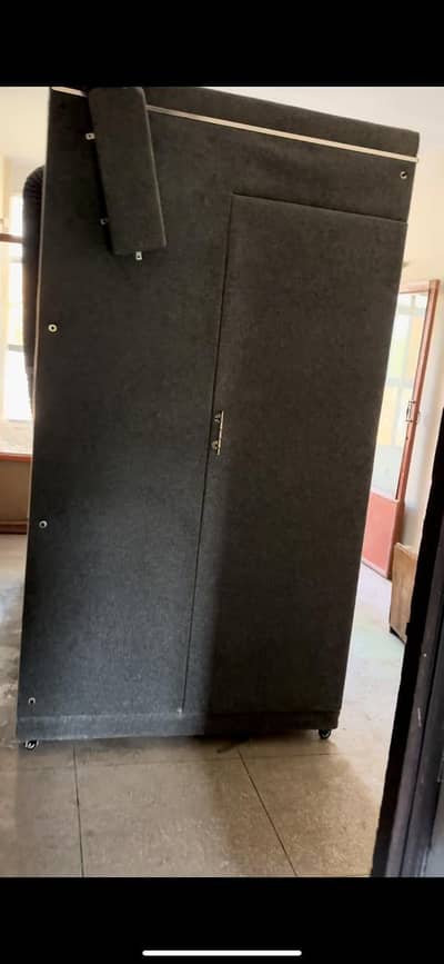 soundproof booth for sale. with lights, 2 exhaust. and a laptop table