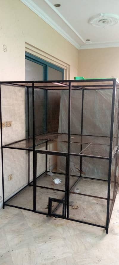 Strong Heavy Iron Pet Cage Spacious 6ft × 6ft × 5ft  for Multiple pets