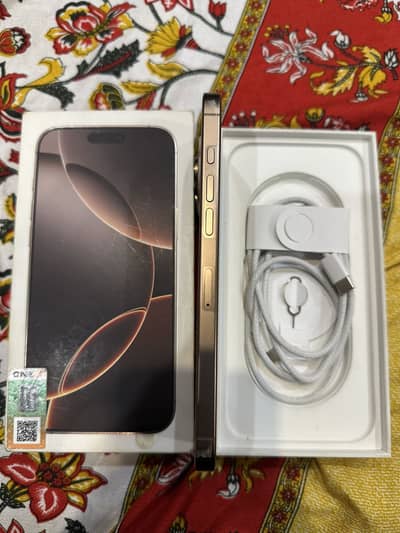 Apple Iphone 16 Pro Max Dual Pta Approved With Full Box