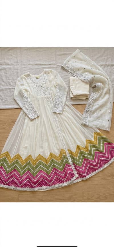 Maria B 3 piece Anarkali suit