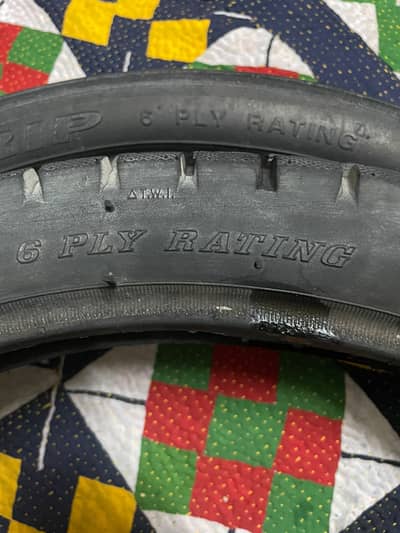 CD 70 Pather 6 ply Rear and Front Used Tyres