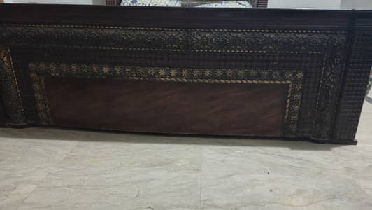 king Size bed available with foam and side tables