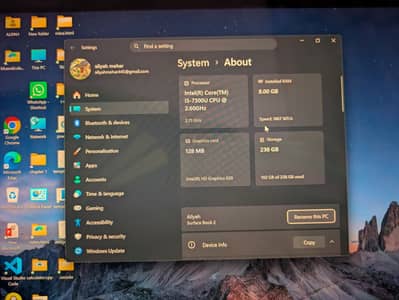 Microsoft Surface Book 2 i5 | 8GB | 256GB SSD | Touchscreen