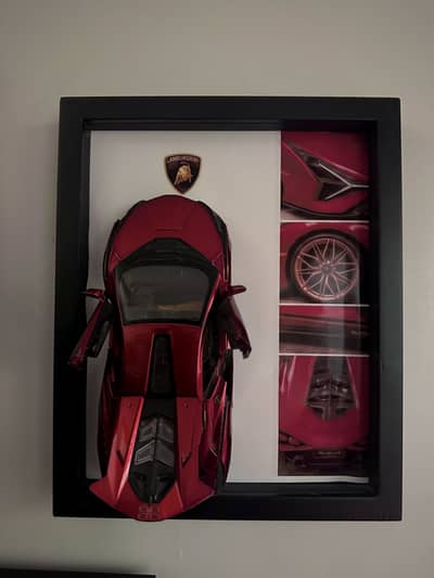 Lamborghini Sián 3d Wall Display car frame