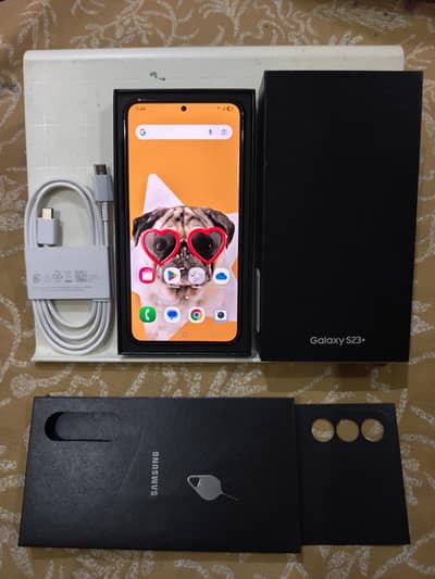 Samsung Mobile S23 Plus 8/256 Brand New Water pack Best Camera Phone