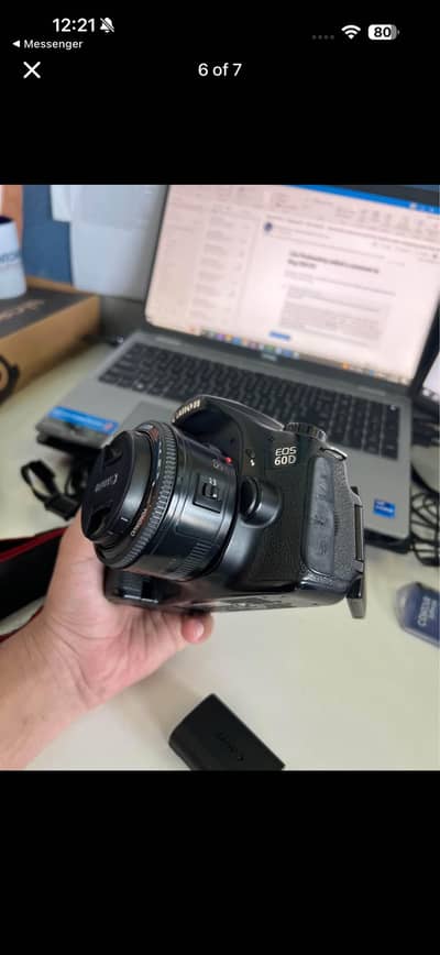 Canon 60D + 50mm lens