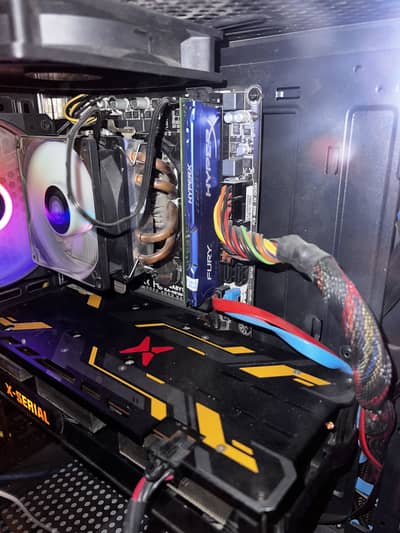 H81 motherboard i7 4th generation 16 gb ram  Rgb cooler