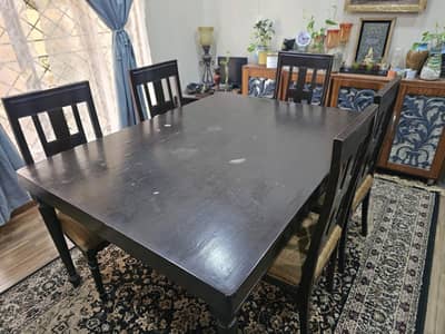Dining Table with 5 Chairs