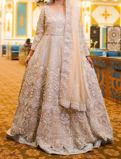 bridal maxi valima look