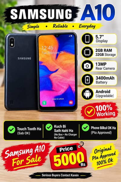 Samsung Mobile A10