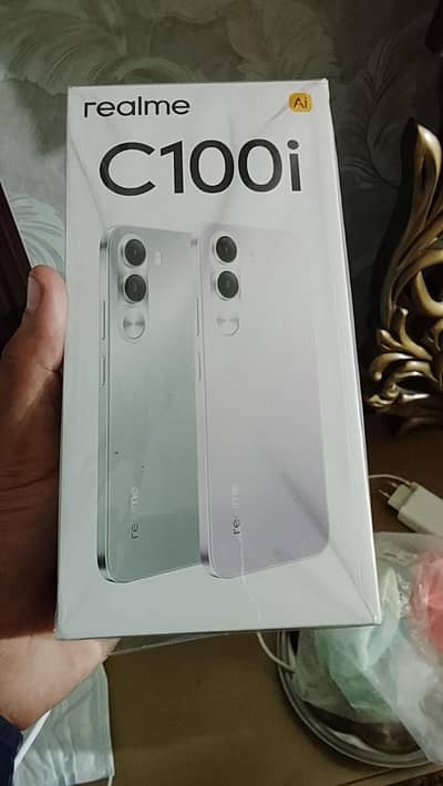 Realme C100i 10/10 condition only box open 6/126 CT 03115410430