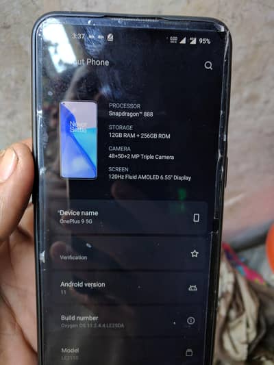 One Plus 9 12 256gb