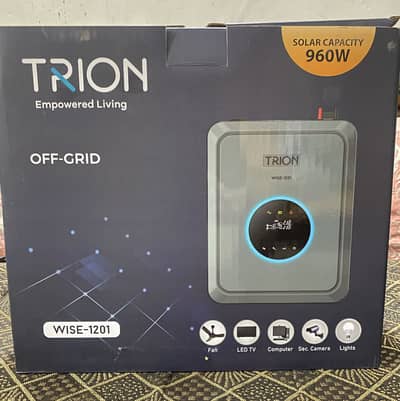Solar Inverter 1000W 1200VA Hybrid UPS | MPPT | Trion Wise-1201