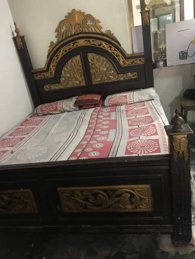 furniture set with bed and side tables +923069692816