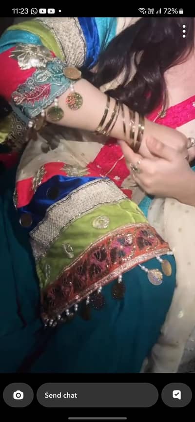 Garara dress for mehndi