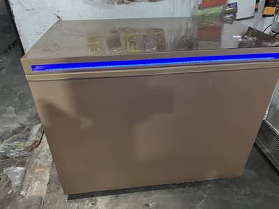 Waves freezer limited edition glass door