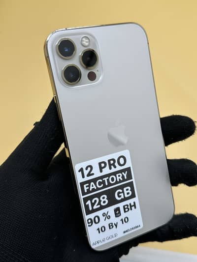Apple iPhone 12 Pro 128 GB Factory unlock Non PTA 90% Battery Health