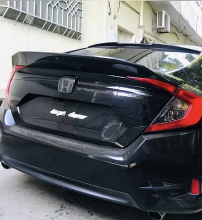 Civic x ducktail spoiler