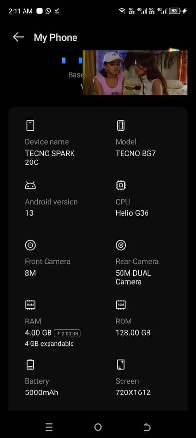 Tecno Spark 20C