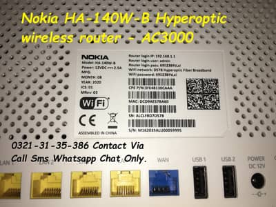 nokia wifi router ac3000mbps